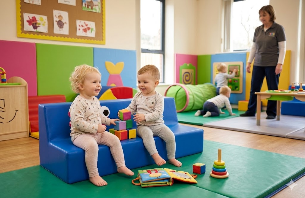 Canapé 3 places crèche